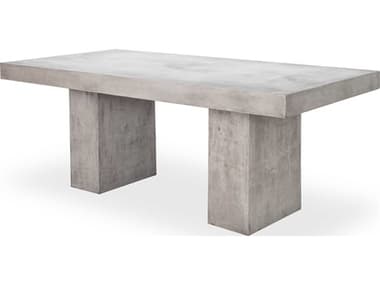 Moe's Home Antonius 39" Rectangular Concrete Dark Grey Dining Table MEBQ100025