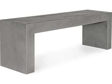 Moe's Home Lazarus Dark Grey Accent Bench MEBQ100525