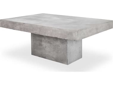 Moe's Home Maxima 31" Rectangular Stone Dark Grey Coffee Table MEBQ100725