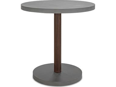 Moe's Home Hagan Round Dark Grey Dining Table MEBQ101725