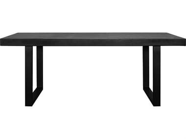 Moe's Home Jedrik Rectangular Concrete Black Dining Table MEBQ1018020