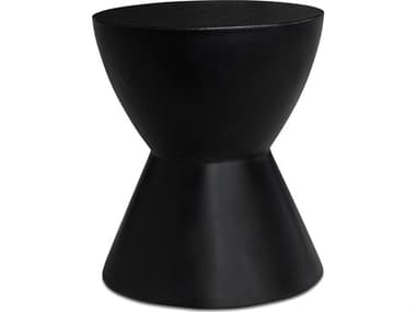 Moe's Home Hourglass Black Accent Stool MEBQ102202