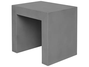 Moe's Home Lazarus Grey Accent Stool MEBQ106425