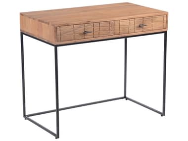 Moe's Home Natural Brown Acacia Wood Secretary Desk MEBZ111124