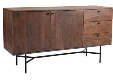 Moe's Home 58" Acacia Wood Dark Brown Glaze Sideboard MEBZ111403