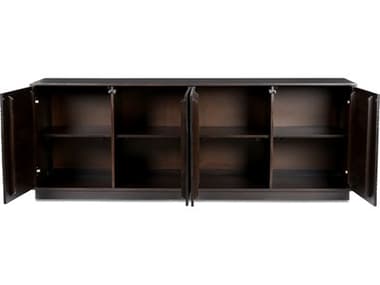 Moe's Home Denman 81" 4 Door Sideboard Dark Brown MEBZ114120