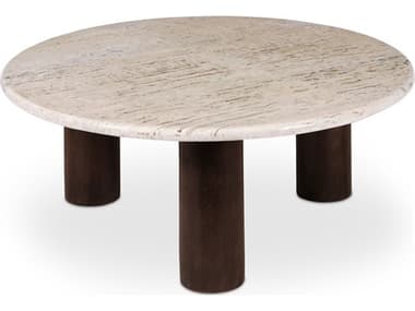 Moe's Home Landon Coffee Table Beige Travertine MEBZ1153340