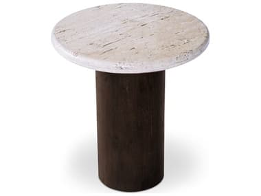 Moe's Home Landon Accent Table Beige Travertine MEBZ115434