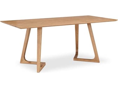 Moe's Home Godenza Rectangular Wood Natural Dining Table MECB1004240