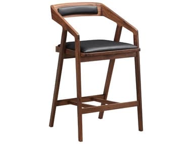 Moe's Home Padma Walnut Wood Counter Stool MECB102503