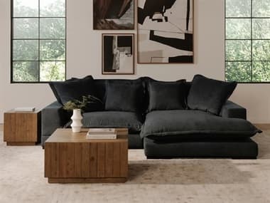 Moe's Home Daydream Black Upholstered Sectional Sofa MEDAYDREAM2