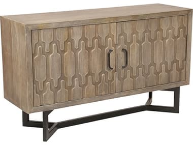 Moe's Home 51" Mango Wood Light Grey Sideboard MEDD101129