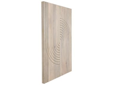 Moe's Home Knott White Wash Wood Wall Art MEDD104318