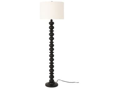 Moe's Home Gwen 1-Light Black Floor Lamp MEDD1050020