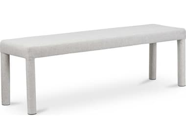 Moe's Home Place 60" Light Grey Fabric Upholstered Accent Bench MEEH111315