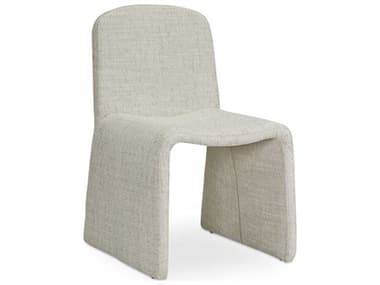 Moe's Home Ella Beige Fabric Upholstered Side Dining Chair MEEH111434