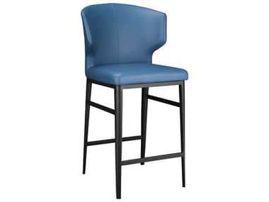 Moe's Home Collection Delaney Blue Side Counter Height Stool MEEJ102228