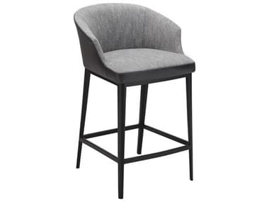 Moe's Home Beckett Upholstered Powder Coated Counter Stool MEEJ102815