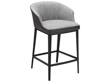 Moe's Home Beckett Fabric Upholstered Powder Coated Counter Stool MEEJ102815