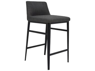 Moe's Home Upholstered Charcoal Grey Baron Counter Stool MEEJ103107