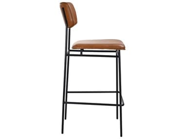 Moe's Home Sailor Leather Brown Bar Stool MEEQ101403