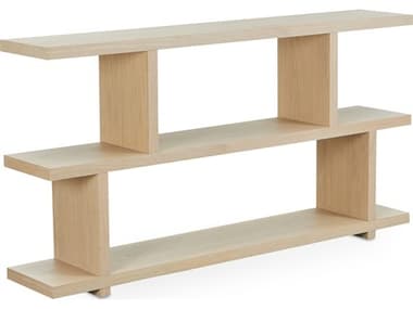 Moe's Home Ichigo White Wash Oak Bookcase MEER107224