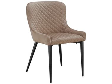 Moe's Home Etta Tufted Brown Arm Dining Chair MEER204721