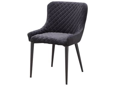 Moe's Home Etta Gray Upholstered Side Dining Chair MEER204725