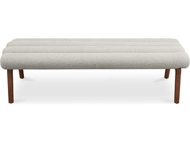 Moe's Home Arlo Bench Off White MEEW101514