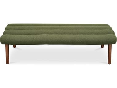 Moe's Home Arlo Bench Dark Green MEEW101527