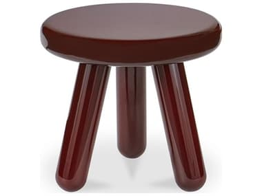 Moe's Home Joy 19"W Accent Table Deep Red Lacquer MEEW102022