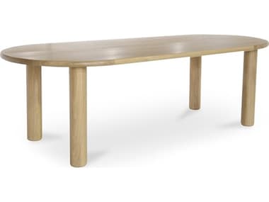 Moe's Home Milo 78"W Small Dining Table Oak MEFC1001240