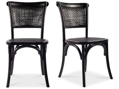 Moe's Home Churchill Black Side Dining Chair Set of 2 - Set of Two MEFG100102