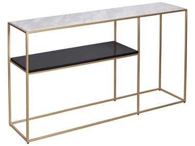 Moe's Home Collection Mies Black / White Gold 48'' Wide Rectangular Console Table MEFI111032