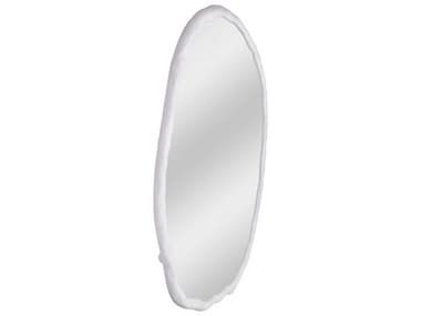 Moe's Home Foundry White Oval Wall Mirror MEFI111318