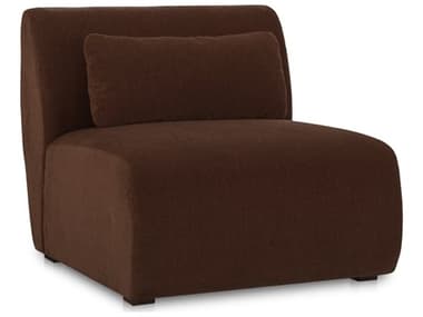 Moe's Home Amelia 35.25"W Slipper Chair Chestnut MEFO101203