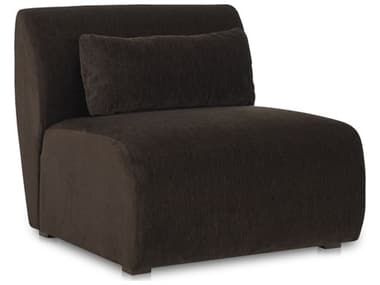 Moe's Home Amelia 35.25"W Slipper Chair Espresso MEFO101220