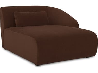 Moe's Home Amelia 50.5"W Right Arm Facing Chaise Chestnut MEFO101503