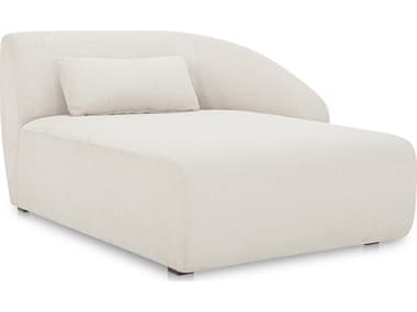 Moe's Home Amelia 50.5"W Right Arm Facing Chaise Warm White MEFO101518