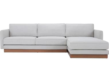 Moe's Home Vernon Gray Upholstered Right Sectional Sofa MEFO102729R0