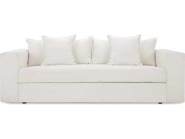 Moe's Home Kiran White Upholstered Sofa MEFO103218