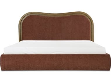 Moe's Home Camilla Brown Chestnut Wood King Platform Bed MEFO1038030