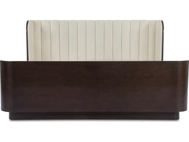 Moe's Home Scarlette White Rubberwood Wood Queen Panel Bed MEFO1039050