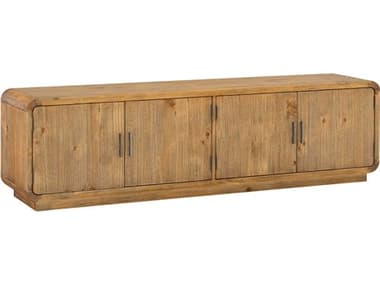 Moe's Home Monterey 78" Pine Wood Natural Media Console MEFR102721