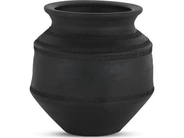 Moe's Home Astra Vessel Black Vase MEGK113602