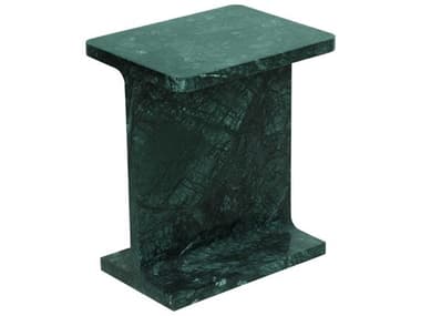 Moe's Home Tullia 15" Rectangular Marble Green End Table MEGZ115327