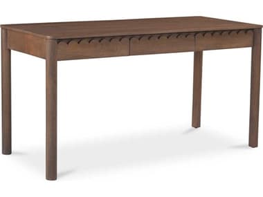 Moe's Home Wiley 60" Brown Mango Wood Writing Desk MEGZ116903