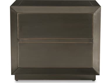 Moe's Home Dawson 2-Drawers Deep Bronze Nightstand MEGZ118431