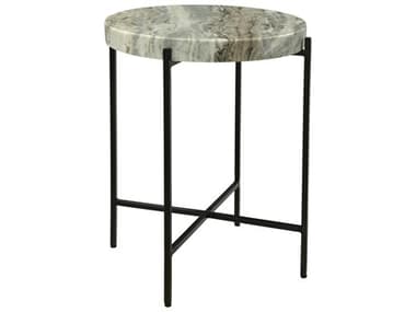 Moe's Home Cirque Round Marble Light Brown End Table MEIK101021