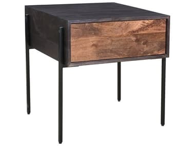 Moe's Home Tobin Square Wood Light Brown End Table MEJD100212